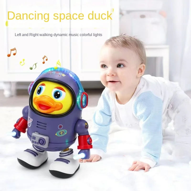 Creative New Singing and Dancing Robot Toy Beating Light Music Electric Toy Swing Birthday Gift Space Yellow Duck Children'stoys
Creative New Singing and Dancing Robot Toy Beating Light Music Electric Toy Swing Birthday Gift Space Yellow Duck Children'stoys