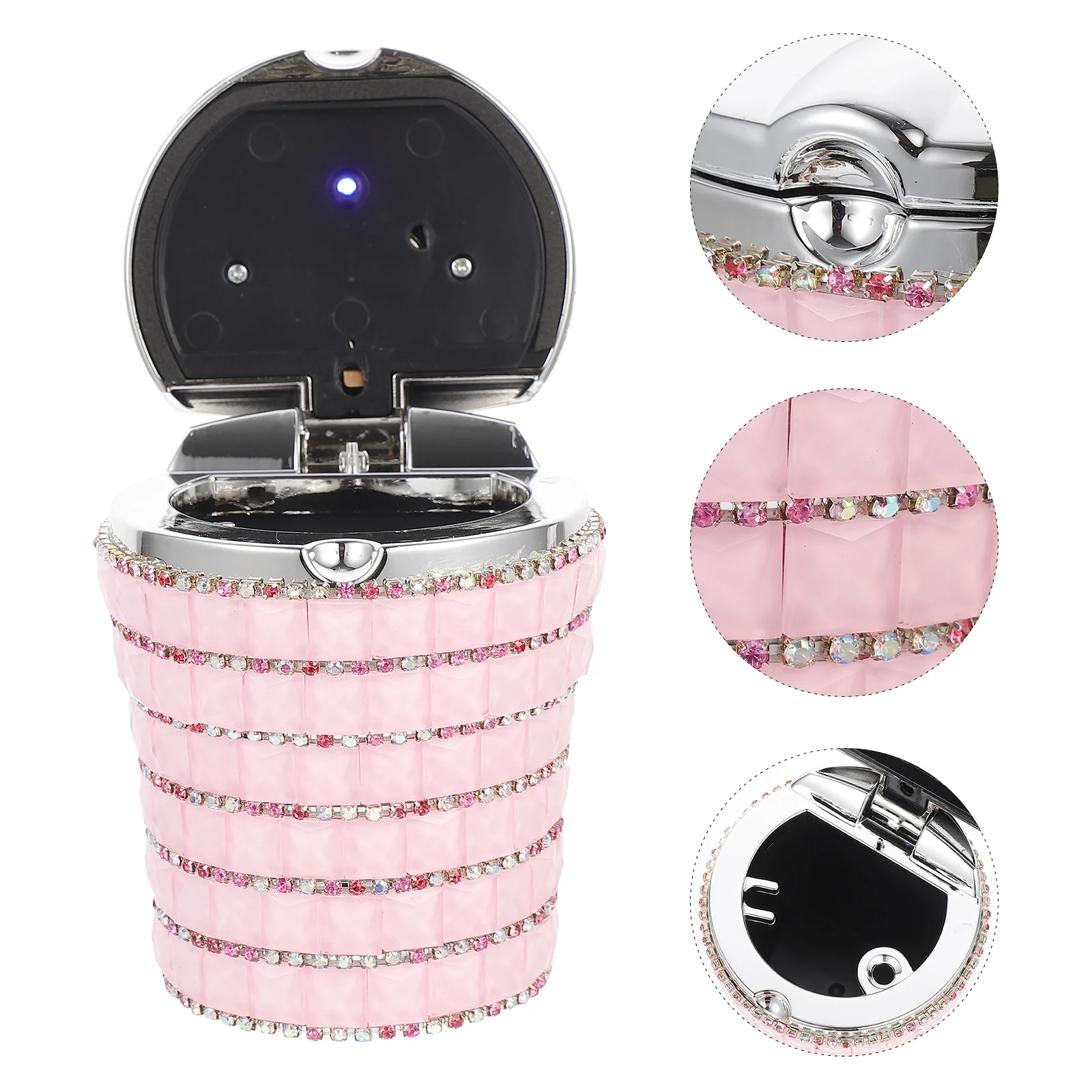 Stylish Creative Auto Smoking Ashtray Rhinestone Car Ashtray Car Ashtray With Lid LED Light Car Ashtray Car accessories
Stylish Creative Auto Smoking Ashtray Rhinestone Car Ashtray Car Ashtray With Lid LED Light Car Ashtray Car accessories
