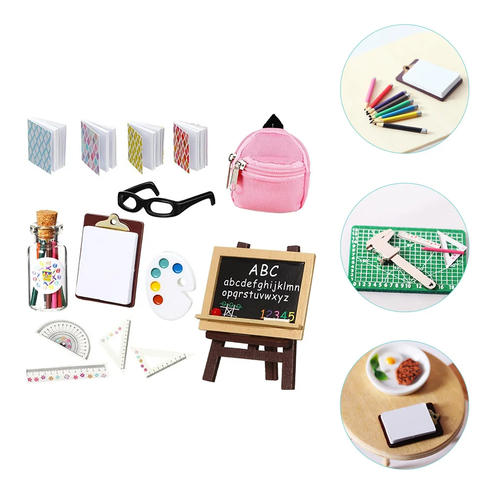 Simulation Learning Toys Lovely School Bag Model Adorable Mini House Accessory Miniature Pencils
Simulation Learning Toys Lovely School Bag Model Adorable Mini House Accessory Miniature Pencils
