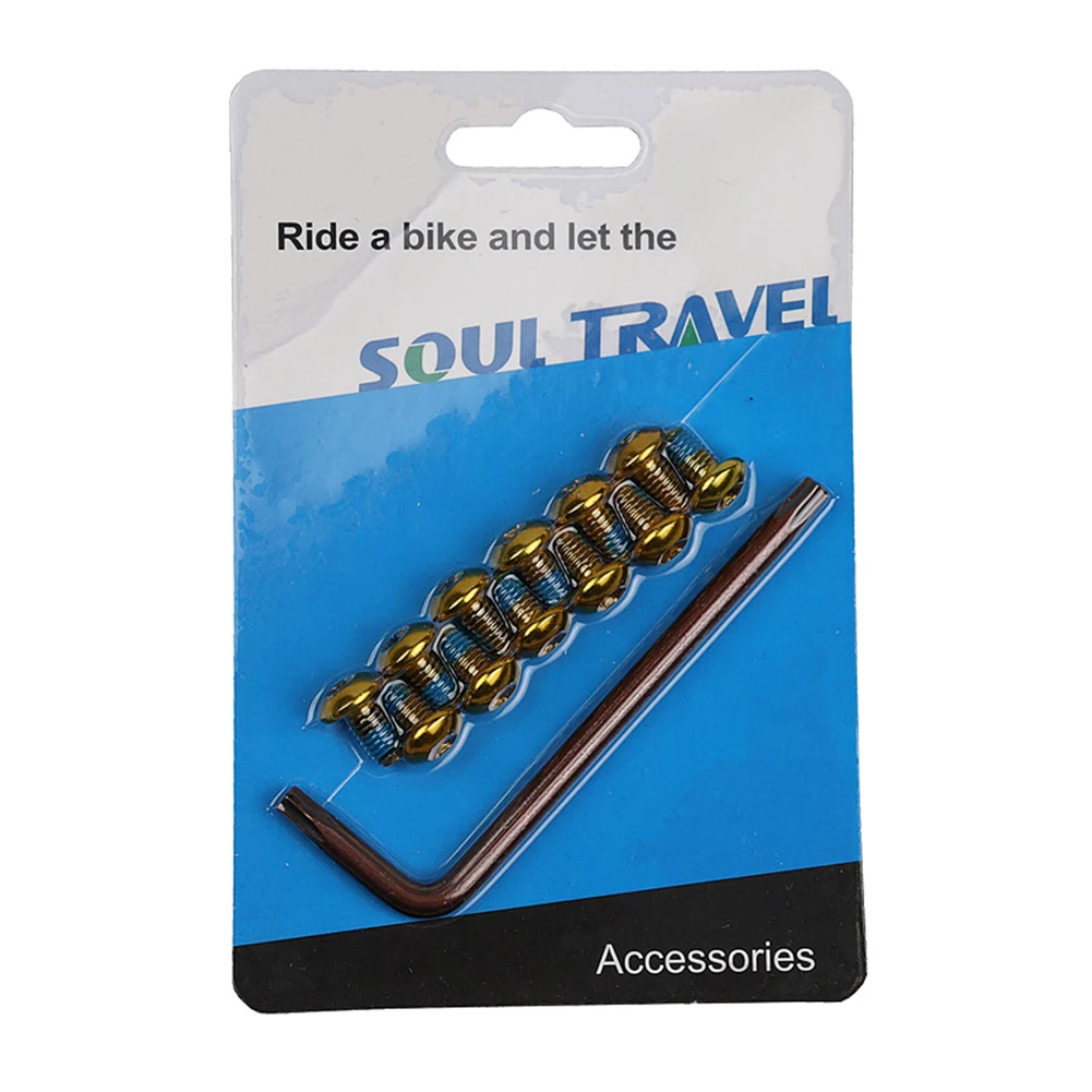 12Pcs M5X9mm T25 Bicycle Screws MTB Road Mountain Bike Disc Brake Rotor Bolts Stainless Steel T25 Torx Wrench Bike Repair Tools
12Pcs M5X9mm T25 Bicycle Screws MTB Road Mountain Bike Disc Brake Rotor Bolts Stainless Steel T25 Torx Wrench Bike Repair Tools