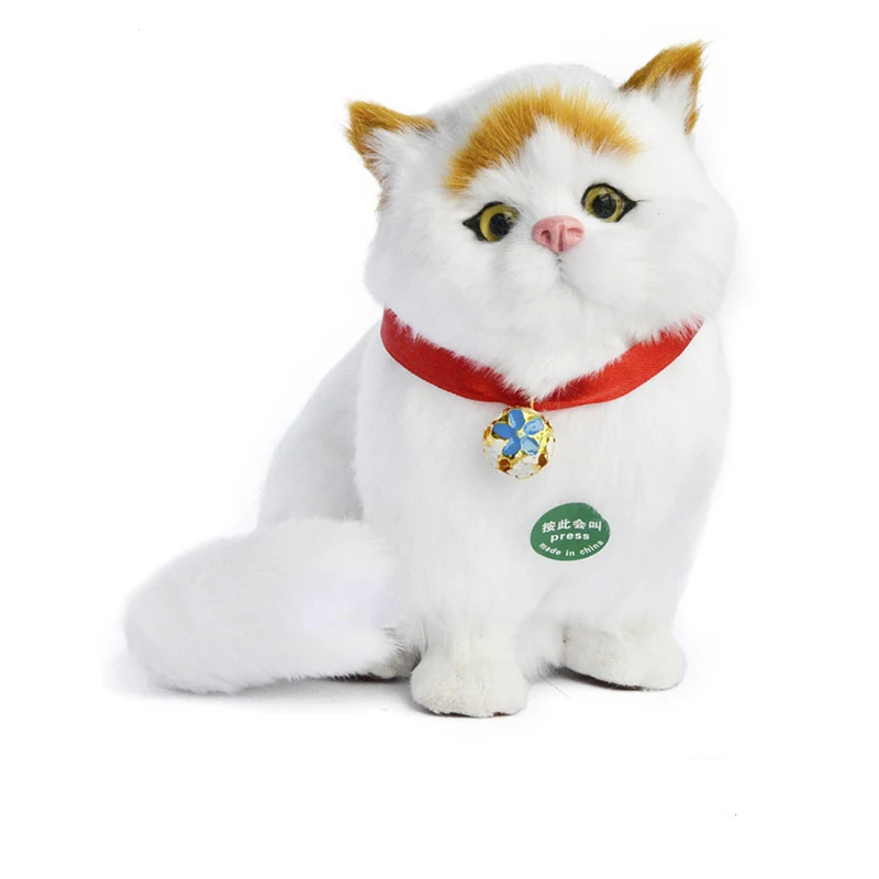 Simulation cat plush toy doll kawaii cat model children's toys animal home decoration kids girl gifts new
Simulation cat plush toy doll kawaii cat model children's toys animal home decoration kids girl gifts new