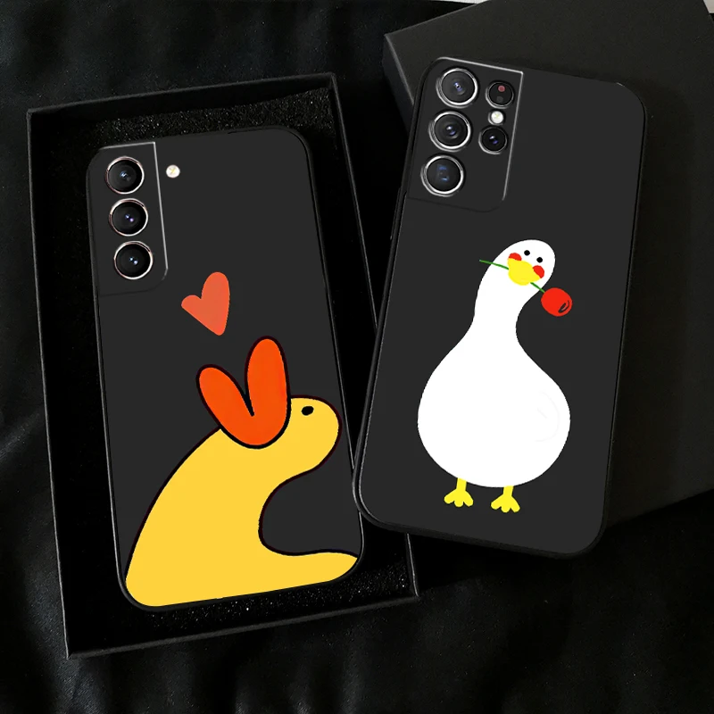 Cute Cartoon Call Duck Phone Case For Samsung Galaxy S22 S21 S20 S10 10E S9 S8 Plus S22 S21 S20 Ultra FE 5G Liquid Silicon
Cute Cartoon Call Duck Phone Case For Samsung Galaxy S22 S21 S20 S10 10E S9 S8 Plus S22 S21 S20 Ultra FE 5G Liquid Silicon
