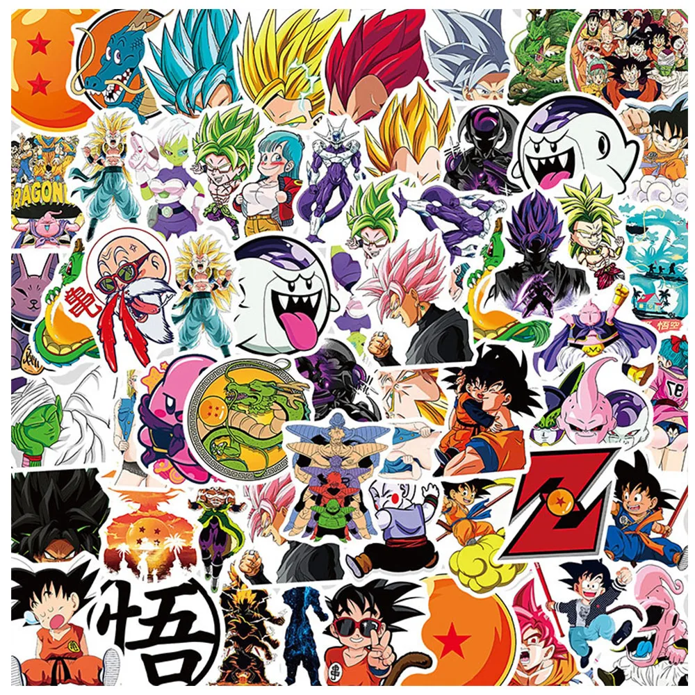 10/30/50pcs Japan Anime Dragon Ball Stickers Cool Waterproof Cartoon Sticker Laptop Skateboard Suitcase Bike Graffiti Toys Decal
10/30/50pcs Japan Anime Dragon Ball Stickers Cool Waterproof Cartoon Sticker Laptop Skateboard Suitcase Bike Graffiti Toys Decal