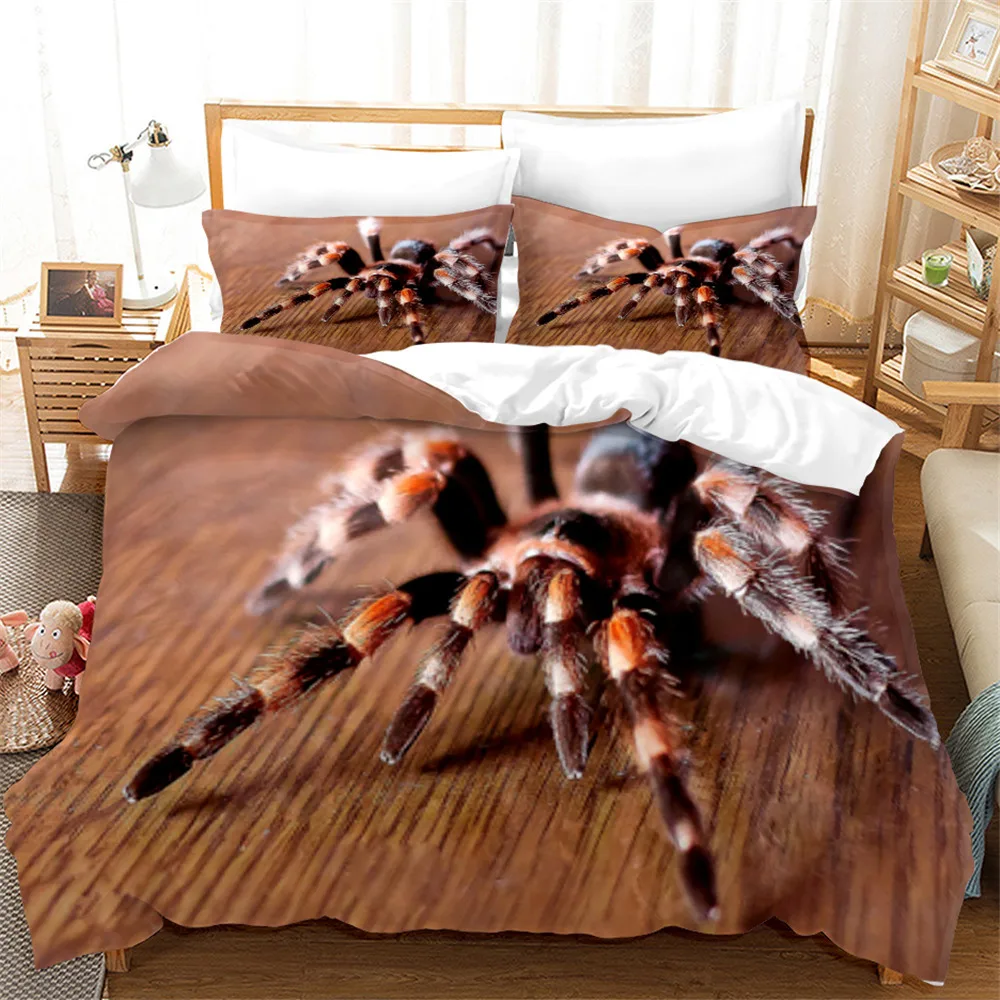Spider Bedding Set 3D Animal Duvet Cover Set Comforter Adults Kids Baby Bedclothes 2/3Pcs Queen Size Bedding Sets
Spider Bedding Set 3D Animal Duvet Cover Set Comforter Adults Kids Baby Bedclothes 2/3Pcs Queen Size Bedding Sets