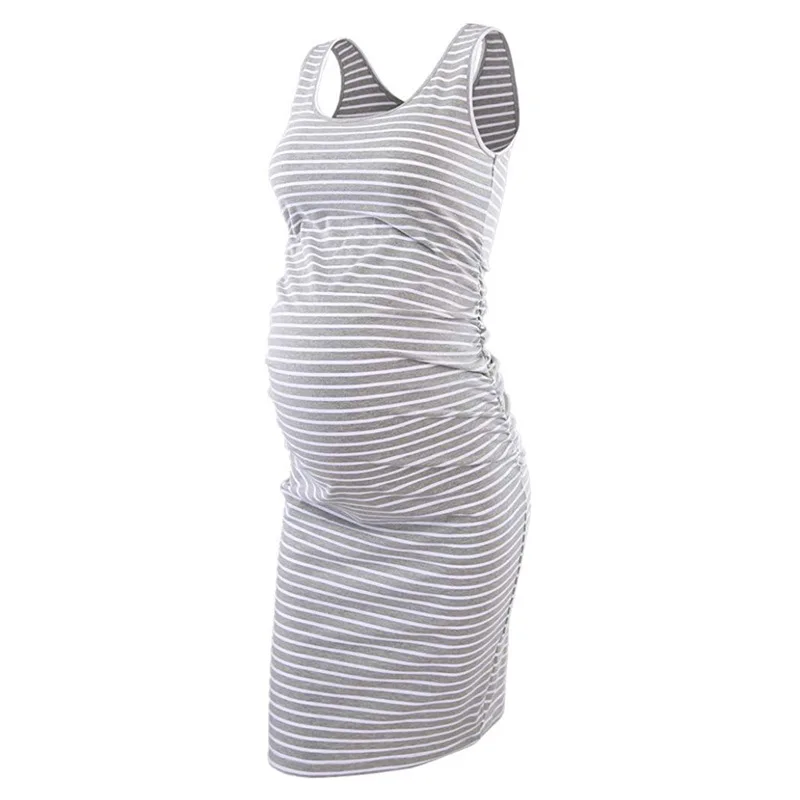 Maternity Dress Pregnancy Women Striped Elegant Slim Robe Photography Dresses Sleeveless Middle Length Dresses Party Clothes
Maternity Dress Pregnancy Women Striped Elegant Slim Robe Photography Dresses Sleeveless Middle Length Dresses Party Clothes