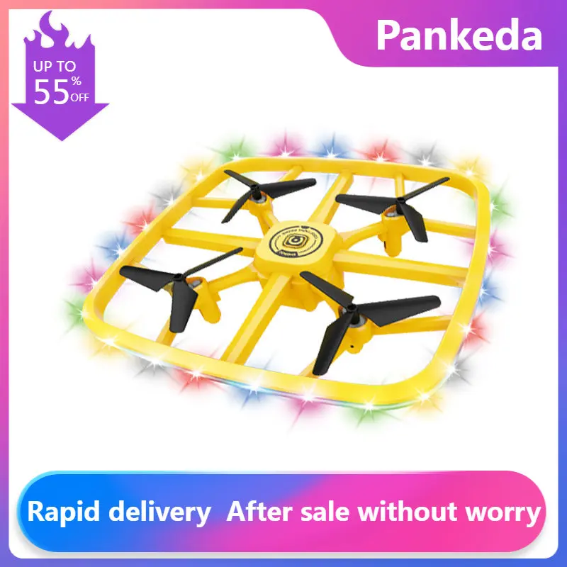 RC Drone UFO toys Watch Gesture Flying ball Helicopter Hand Infrared Electronic Quadcopter Interactive Induction dron Kids toys
RC Drone UFO toys Watch Gesture Flying ball Helicopter Hand Infrared Electronic Quadcopter Interactive Induction dron Kids toys