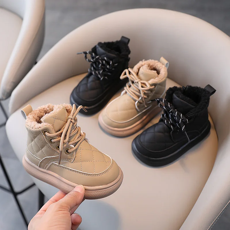 Children's Thin Cotton Shoes Fleece-Lined Thickened Winter Snow Boots Boy Shoes Cotton-Padded Shoes Girls' Shoes Ankle Boots
Children's Thin Cotton Shoes Fleece-Lined Thickened Winter Snow Boots Boy Shoes Cotton-Padded Shoes Girls' Shoes Ankle Boots