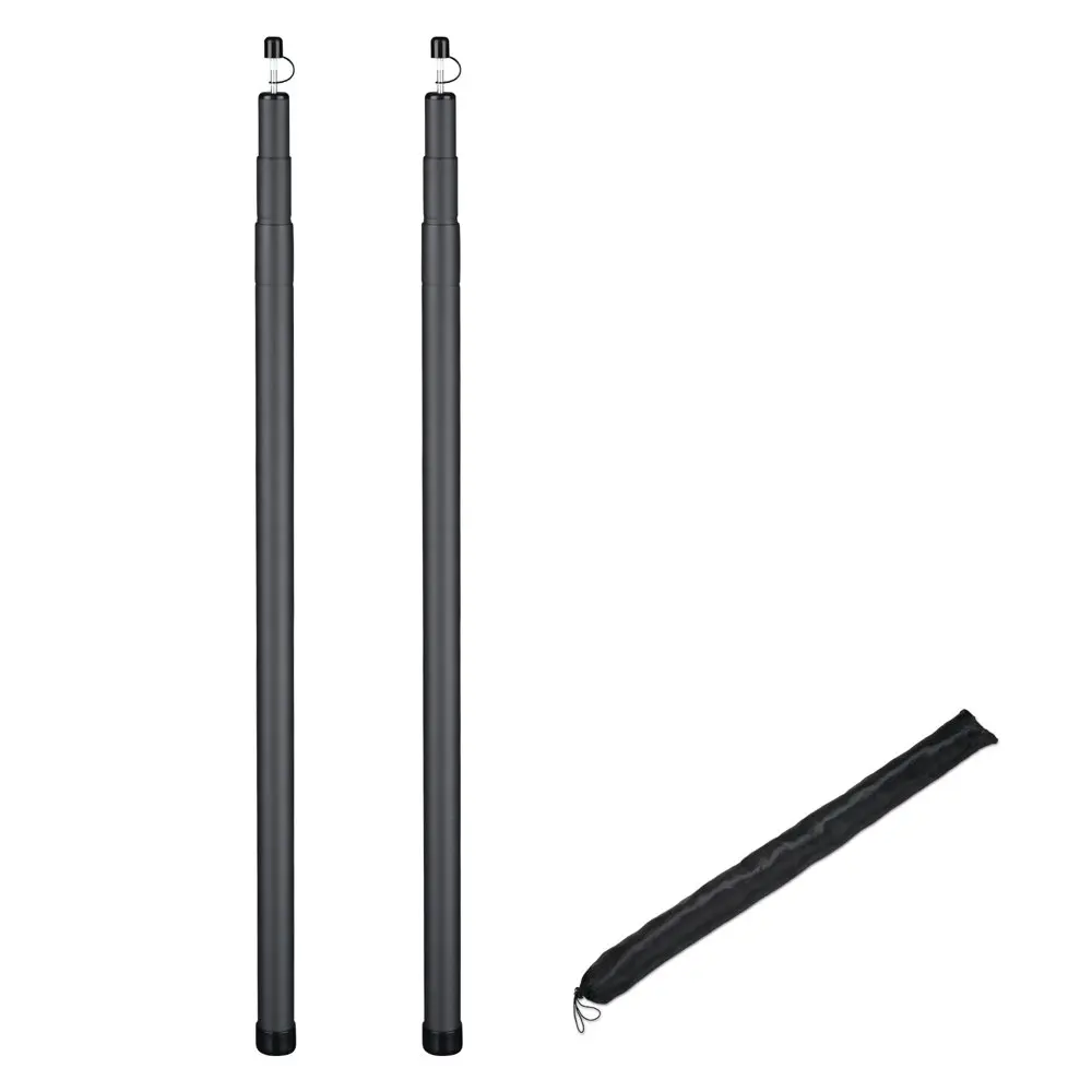 Telescoping Tarp Tent Poles Set Adjustable Portable Aluminum Camping Rods, 2 Pack
Telescoping Tarp Tent Poles Set Adjustable Portable Aluminum Camping Rods, 2 Pack