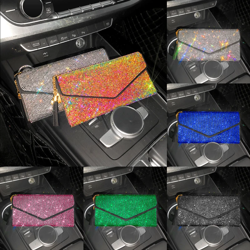 Bling Crystal Diamond Lady Key Wallet Bag Women PU Leather Rhinestone Card Case For Girls Women
Bling Crystal Diamond Lady Key Wallet Bag Women PU Leather Rhinestone Card Case For Girls Women