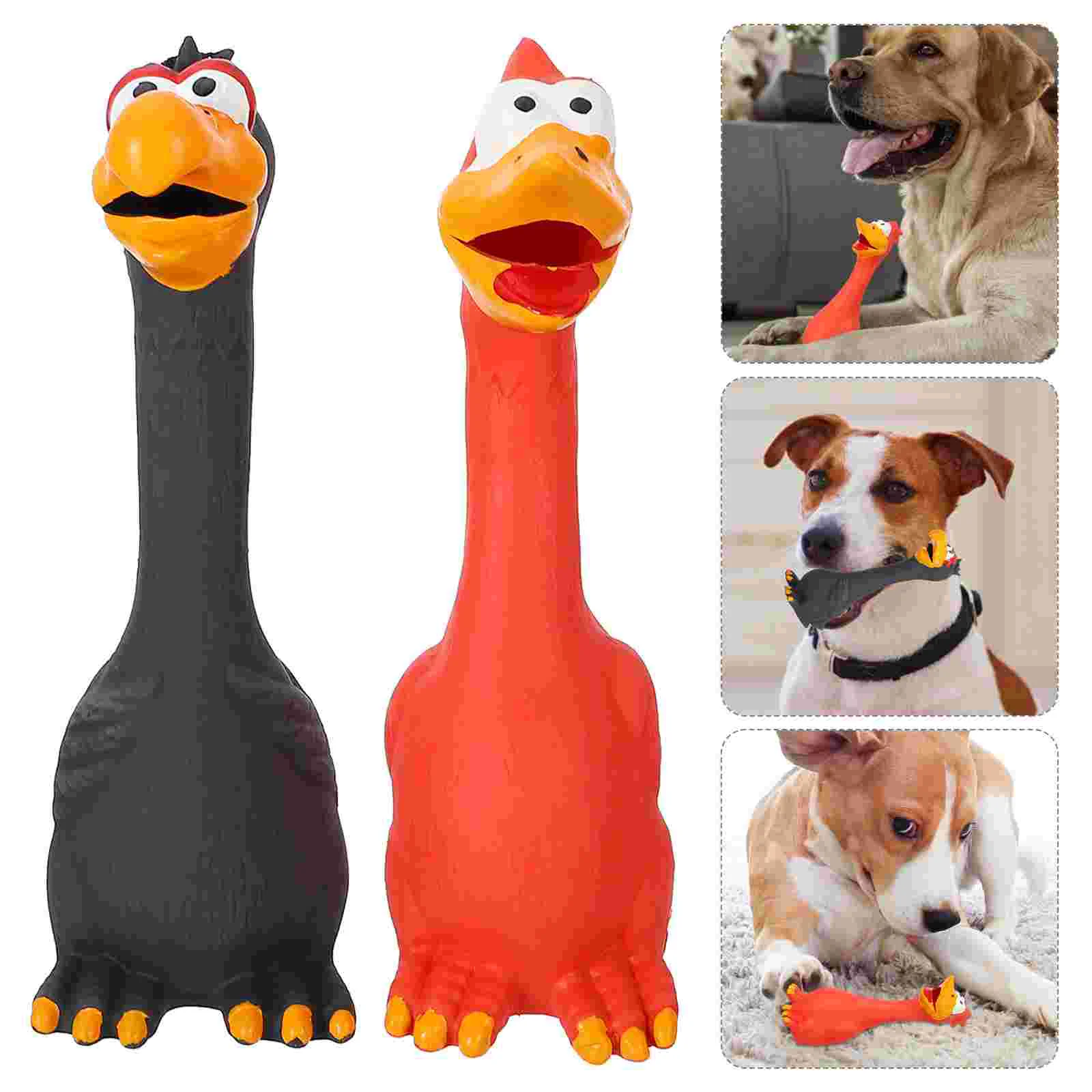 

Toy Toys Dog Pet Squeaky Chicken Chewing Screaming Teething Interactive Puppy Sound Molar Chew Training Plaything Cats Bite