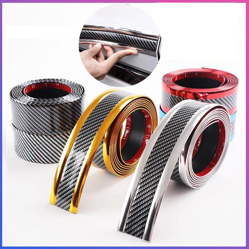 Car Anti Scratch Stickers Carbon Fiber Auto Door Sill Bumper Trunk Anti-collision Strip Threshold Protector Film Exterior Parts
Car Anti Scratch Stickers Carbon Fiber Auto Door Sill Bumper Trunk Anti-collision Strip Threshold Protector Film Exterior Parts