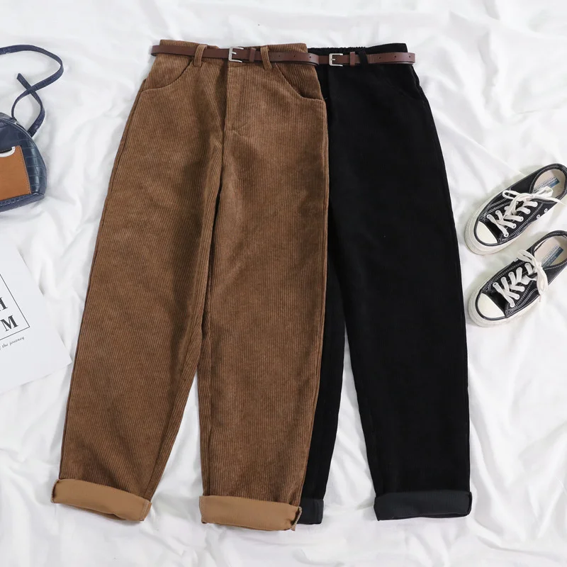 Fashion High Elastic Waist Corduroy Trousers All Match Solid Casual Pants Spring Women 2022 Office Lady Pantalones Simple
Fashion High Elastic Waist Corduroy Trousers All Match Solid Casual Pants Spring Women 2022 Office Lady Pantalones Simple
