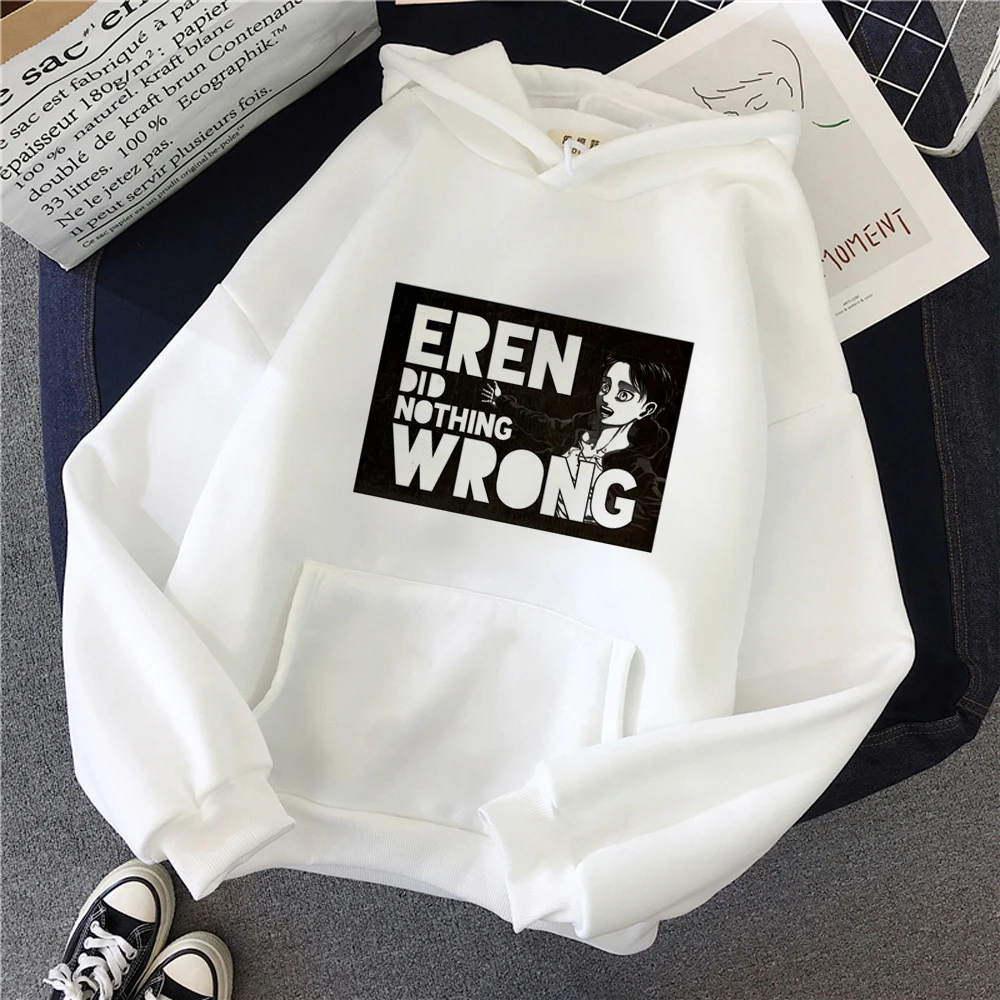 Aot Eren Attack on Titan Shingeki No Kyojin hoodies women anime vintage aesthetic anime tracksuit Pullover women 90s tracksuit
Aot Eren Attack on Titan Shingeki No Kyojin hoodies women anime vintage aesthetic anime tracksuit Pullover women 90s tracksuit