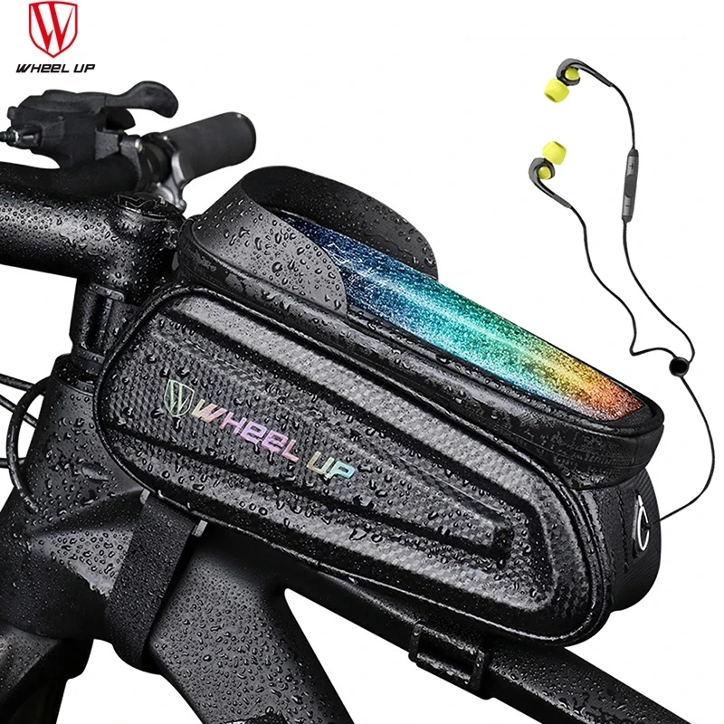 WHEEL UP Waterproof Bike Bag Frame Front Top Tube Cycling Bag 7.0in Phone Case Touchscreen Bag MTB Pack Bicycle Accessories
WHEEL UP Waterproof Bike Bag Frame Front Top Tube Cycling Bag 7.0in Phone Case Touchscreen Bag MTB Pack Bicycle Accessories