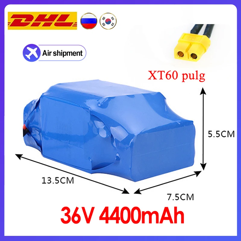 for Electric Self Balancing Scooter HoverBoard Unicycle 36V 18650 Battery Pack 4400mAh Rechargeable Lithium ion Battery
for Electric Self Balancing Scooter HoverBoard Unicycle 36V 18650 Battery Pack 4400mAh Rechargeable Lithium ion Battery
