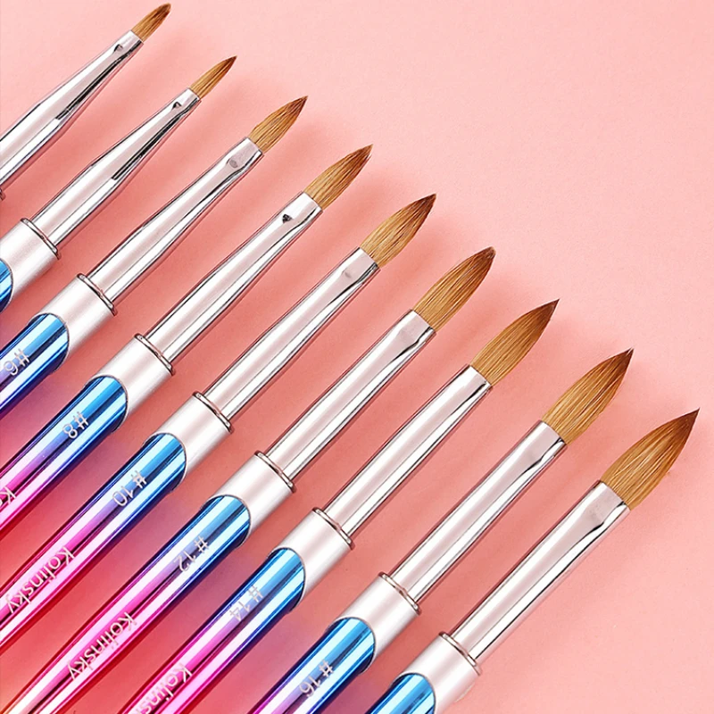 Acrylic Kolinsky Nail Brush 3D Pure Handmade Round Shape Nail Brushes Professional Nail Art Brush Manicure Nail Brushes Tools
Acrylic Kolinsky Nail Brush 3D Pure Handmade Round Shape Nail Brushes Professional Nail Art Brush Manicure Nail Brushes Tools