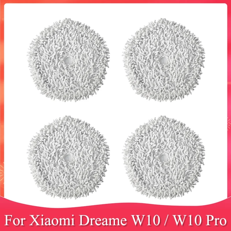 4 Pcs Replacement Parts For Xiaomi Dreame W10 / W10 Pro Robot Vacuum Cleaner Mop Cloth
4 Pcs Replacement Parts For Xiaomi Dreame W10 / W10 Pro Robot Vacuum Cleaner Mop Cloth