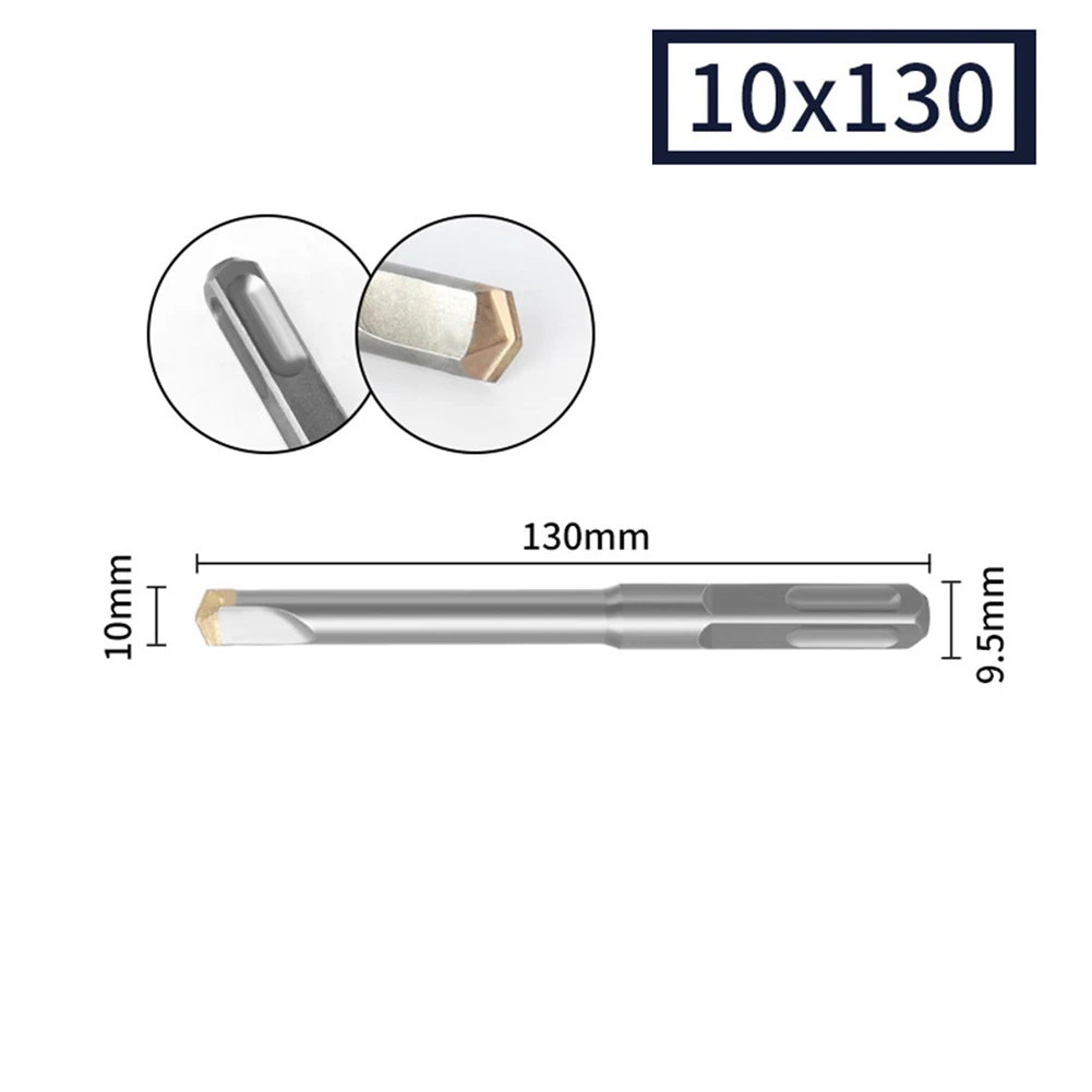 

130/150/250mm SDS PLUS 150mm Electric Hammer Drill Bit Carbide Alloy Blade Groove Gouge Flat Chisel For Break Concrete Brick