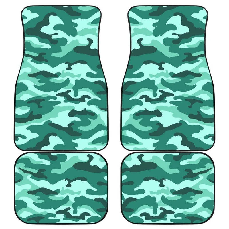 Teal Camouflage Print Front and Back Car Floor Mats Heavy Carpet Front and Rear Full Set 4PCs Pack
Teal Camouflage Print Front and Back Car Floor Mats Heavy Carpet Front and Rear Full Set 4PCs Pack