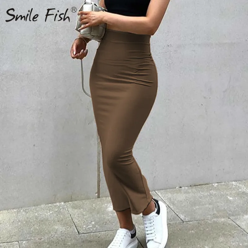 Skinny Brown Black Street Elastic Skirts Party Nitgt Club High Waist Midi Sexy Bodycon Slim Long Skirt Pencil Women Skirts G2310
Skinny Brown Black Street Elastic Skirts Party Nitgt Club High Waist Midi Sexy Bodycon Slim Long Skirt Pencil Women Skirts G2310