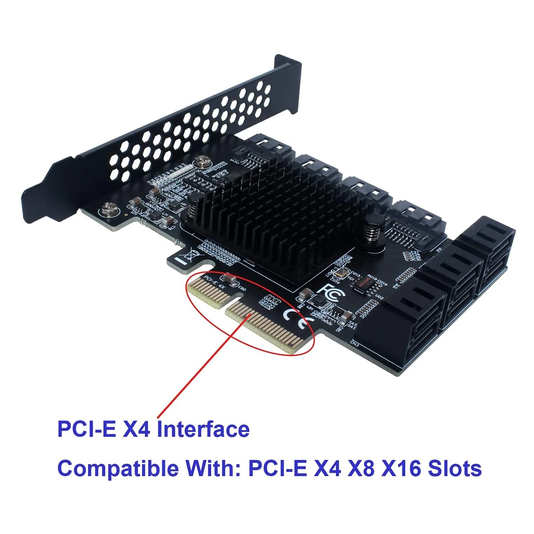 Pci Express Multiplier PCIE 1X to 10 Port SATA Expansion Card PCI Express X16 Extender SATA 3.0 6Gbps Support HDD SSD
Pci Express Multiplier PCIE 1X to 10 Port SATA Expansion Card PCI Express X16 Extender SATA 3.0 6Gbps Support HDD SSD
