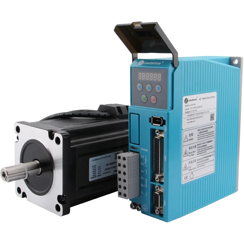 Leadshine Easy Servo Driver HBS758 and Hybrid servo motor 86HBM80-1000 a set kit can input AC 75V 8 NM
Leadshine Easy Servo Driver HBS758 and Hybrid servo motor 86HBM80-1000 a set kit can input AC 75V 8 NM
