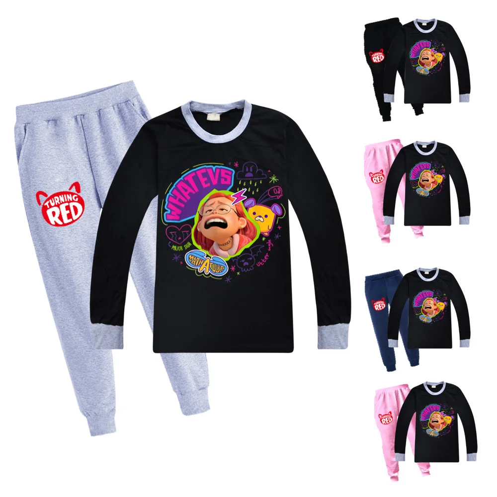 Movie Red Panda Clothes Kids Pullover Sweatshirts Boys Long Sleeve Tops+Pants 2pcs Set Toddler Girls Sportsuit Casual Outfits
Movie Red Panda Clothes Kids Pullover Sweatshirts Boys Long Sleeve Tops+Pants 2pcs Set Toddler Girls Sportsuit Casual Outfits