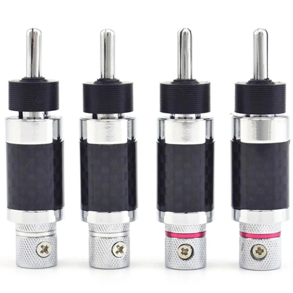 4 шт./комплект, штекеры-бананы из углеродного волокна 
4 шт./комплект, штекеры-бананы из углеродного волокна