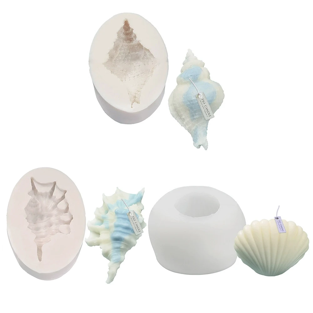DIY Pearl Seashell Candle Silicone Molds Conch Shell Soap Soy Wax Making Mould For Aromatherapy Candle Mold Home Crafts Decora
DIY Pearl Seashell Candle Silicone Molds Conch Shell Soap Soy Wax Making Mould For Aromatherapy Candle Mold Home Crafts Decora