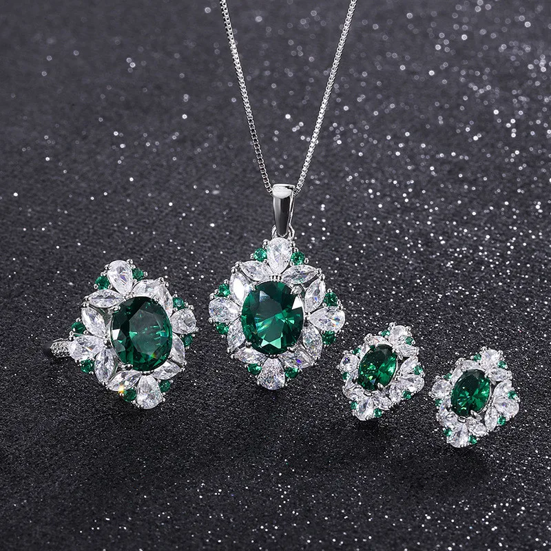2022 New Fashion Wedding Rings Necklace Earrings Jewelry Sets Brand Design Luxury Jewellery Pop Rhombus CZ Earring
2022 New Fashion Wedding Rings Necklace Earrings Jewelry Sets Brand Design Luxury Jewellery Pop Rhombus CZ Earring