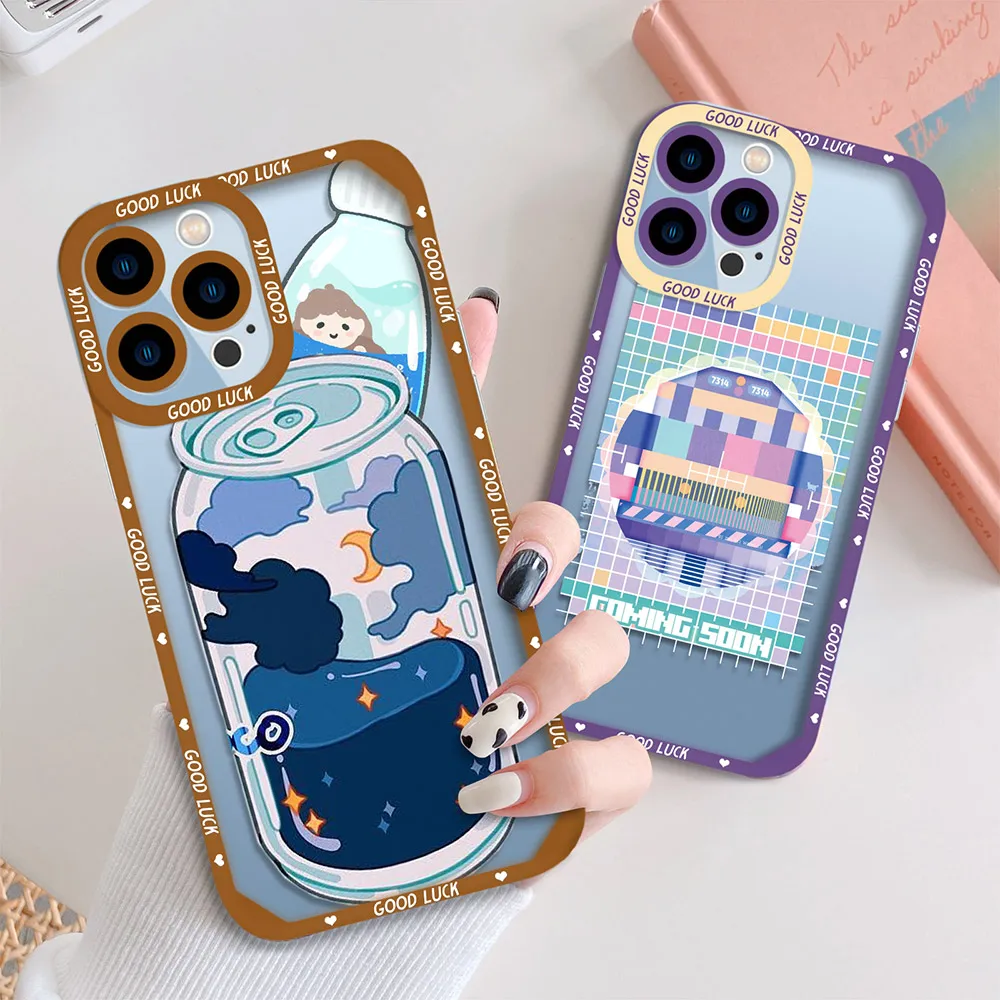 Cute Summer Drink Phone Case for IPhone 11 12 13 Pro Max Mini XS X XR 7 8 Plus SE 2020 Transparent Shockproof Bumper Back Cover
Cute Summer Drink Phone Case for IPhone 11 12 13 Pro Max Mini XS X XR 7 8 Plus SE 2020 Transparent Shockproof Bumper Back Cover