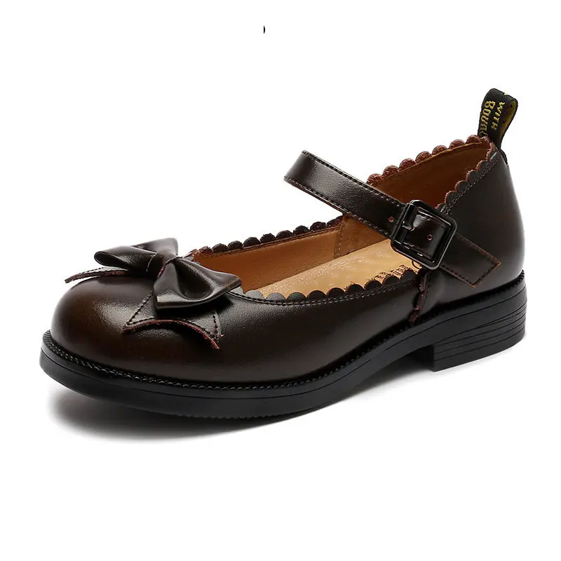 2.5cm New Retro Cow Genuine Leather Summer Buckle Strap Butterfly Knot Lolita Preppy Style Uniform Mary Jane Flats Shoes
2.5cm New Retro Cow Genuine Leather Summer Buckle Strap Butterfly Knot Lolita Preppy Style Uniform Mary Jane Flats Shoes