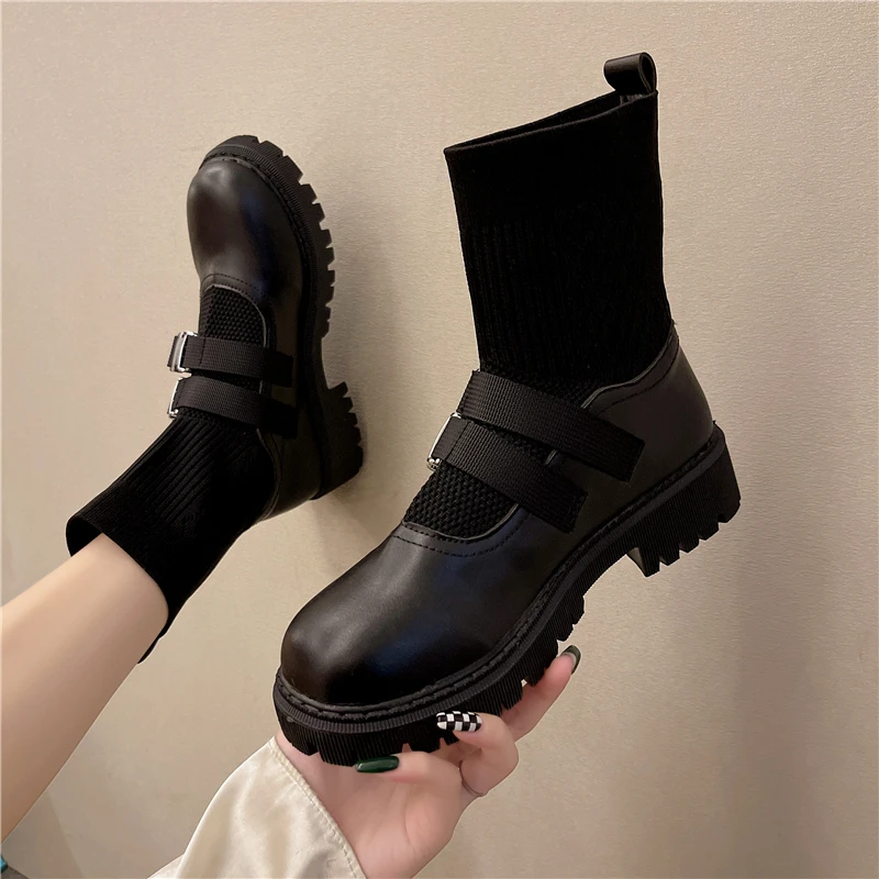 2022 Women Boots Shoes Woman Booties Ladies Short Platform Martins Ankle High Boots Female Lady Motorcycle Boots Shoes for Women
2022 Women Boots Shoes Woman Booties Ladies Short Platform Martins Ankle High Boots Female Lady Motorcycle Boots Shoes for Women