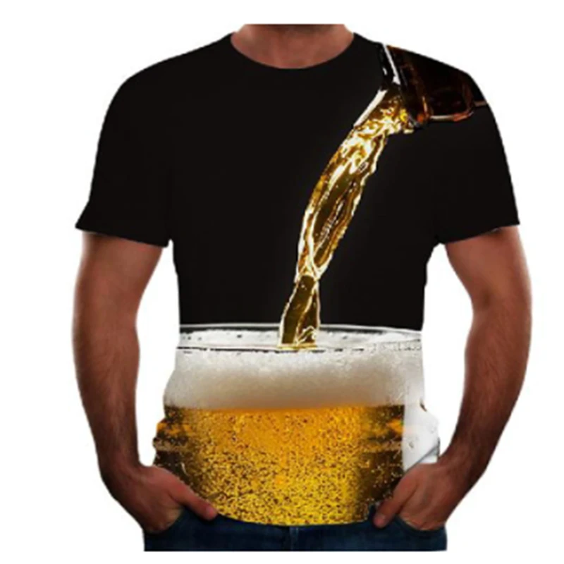 2022 Summer Fashion New Beer Daquan 3D Printing Pattern Men's Casual Cool Short Sleeve T-Shirt Fashion sports breathableTop
2022 Summer Fashion New Beer Daquan 3D Printing Pattern Men's Casual Cool Short Sleeve T-Shirt Fashion sports breathableTop