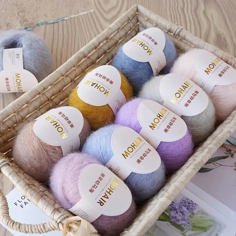 Silk Mohair Wool Hand Knitting Long Wool Fine Yarn Shawl Scarf Mink Hand Diy Wholesale Baby Mohair Wool Cashmere Hand Woven DIY
Silk Mohair Wool Hand Knitting Long Wool Fine Yarn Shawl Scarf Mink Hand Diy Wholesale Baby Mohair Wool Cashmere Hand Woven DIY