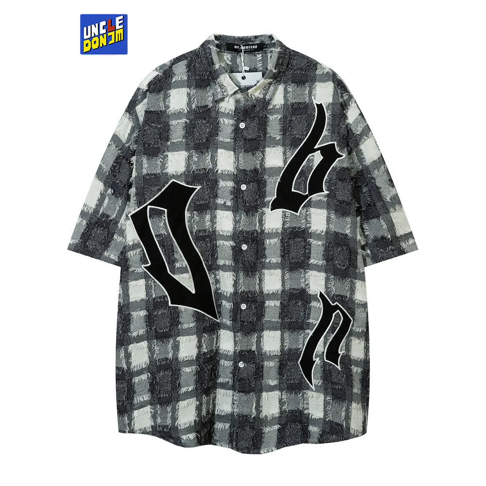 Plaid Shirt Men Gothic Shirts Japanese Streetwear Men Summer Casual Shirts Oversized Shirt Dropship
Plaid Shirt Men Gothic Shirts Japanese Streetwear Men Summer Casual Shirts Oversized Shirt Dropship