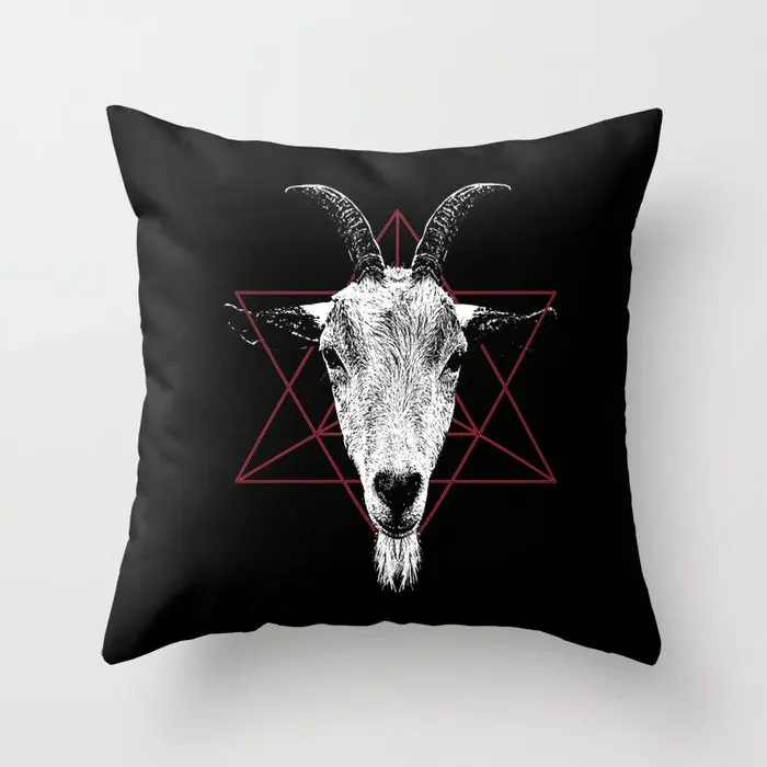 Satanic Goat Occult Art Pillowcase Decorative Cushion For Sofa Printed Pillow Chair Car Cushion Cover Home Decoration
Satanic Goat Occult Art Pillowcase Decorative Cushion For Sofa Printed Pillow Chair Car Cushion Cover Home Decoration