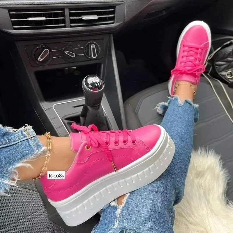 Women's Fashion Sneakers 2022 New Large Size Platform Lace Up Women's Shoes Women's Low Top Casual Sneakers Womens Shoes
Women's Fashion Sneakers 2022 New Large Size Platform Lace Up Women's Shoes Women's Low Top Casual Sneakers Womens Shoes