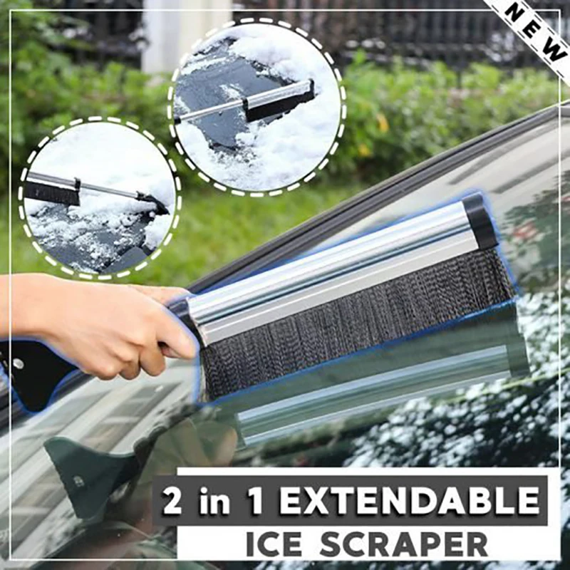 Durable Ice Scraper Multifunctional Portable Car Snow Remover Cleaner Tool Silver Car Accessories Car Ice Scraper Practical
Durable Ice Scraper Multifunctional Portable Car Snow Remover Cleaner Tool Silver Car Accessories Car Ice Scraper Practical