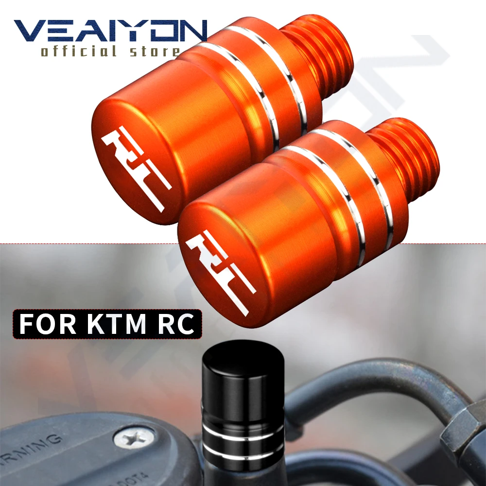 For KTM RC SX SX-F All Years 2Pcs Universal Motorcycle Accessories CNC Aluminum Mirror Hole Plug Screw Bolts Covers Caps
For KTM RC SX SX-F All Years 2Pcs Universal Motorcycle Accessories CNC Aluminum Mirror Hole Plug Screw Bolts Covers Caps