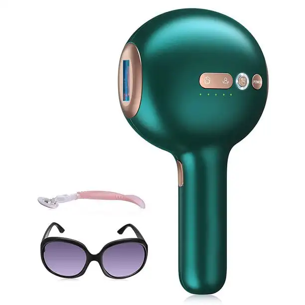 Laser Hair Removal Device with Sapphire Ice-Cooling System, Permanent Painless Hair Removal for Women and Men
Laser Hair Removal Device with Sapphire Ice-Cooling System, Permanent Painless Hair Removal for Women and Men