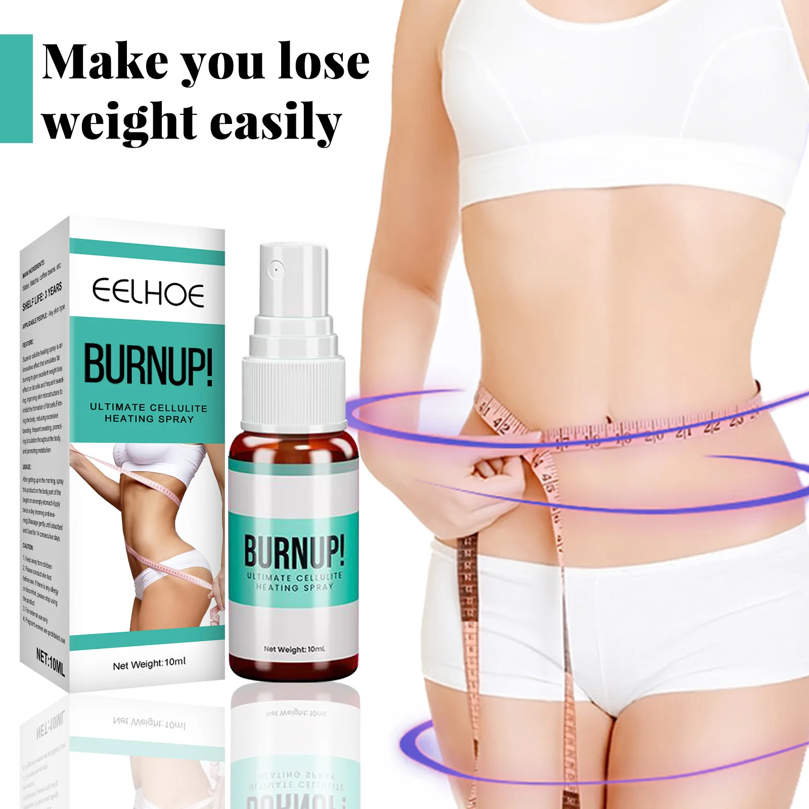 10ml Body Slimming Spray Beauty Waist Sculpting Big Belly Thigh Muscle Slimming Skin Firming Massage Liquid Accessories
10ml Body Slimming Spray Beauty Waist Sculpting Big Belly Thigh Muscle Slimming Skin Firming Massage Liquid Accessories