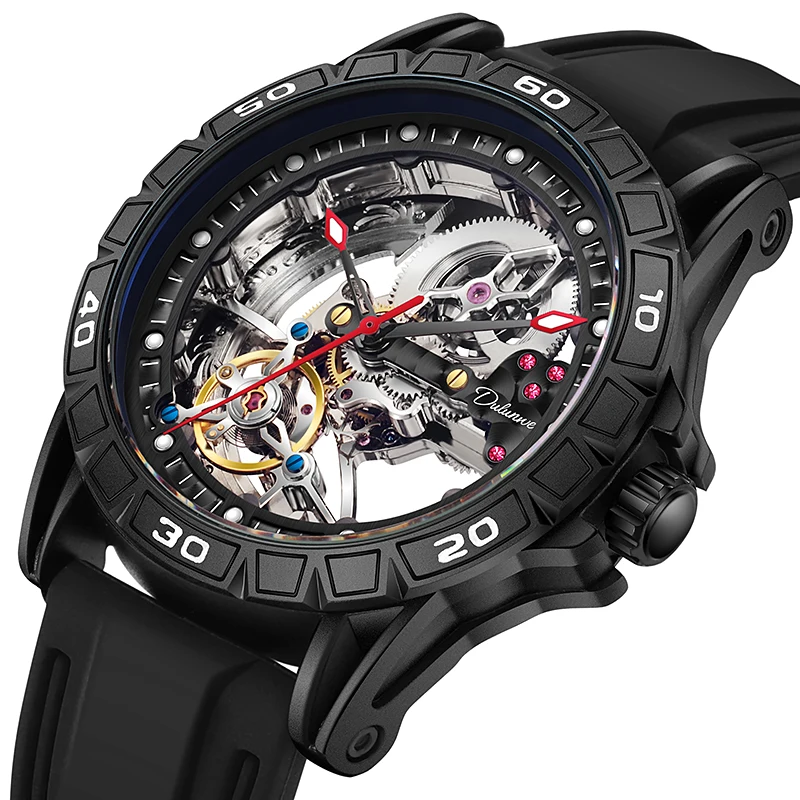 Mechanical watches for men watches luxury tourbillon automatic male wristwatch waterproof rubber strap luminous watches for men
Mechanical watches for men watches luxury tourbillon automatic male wristwatch waterproof rubber strap luminous watches for men