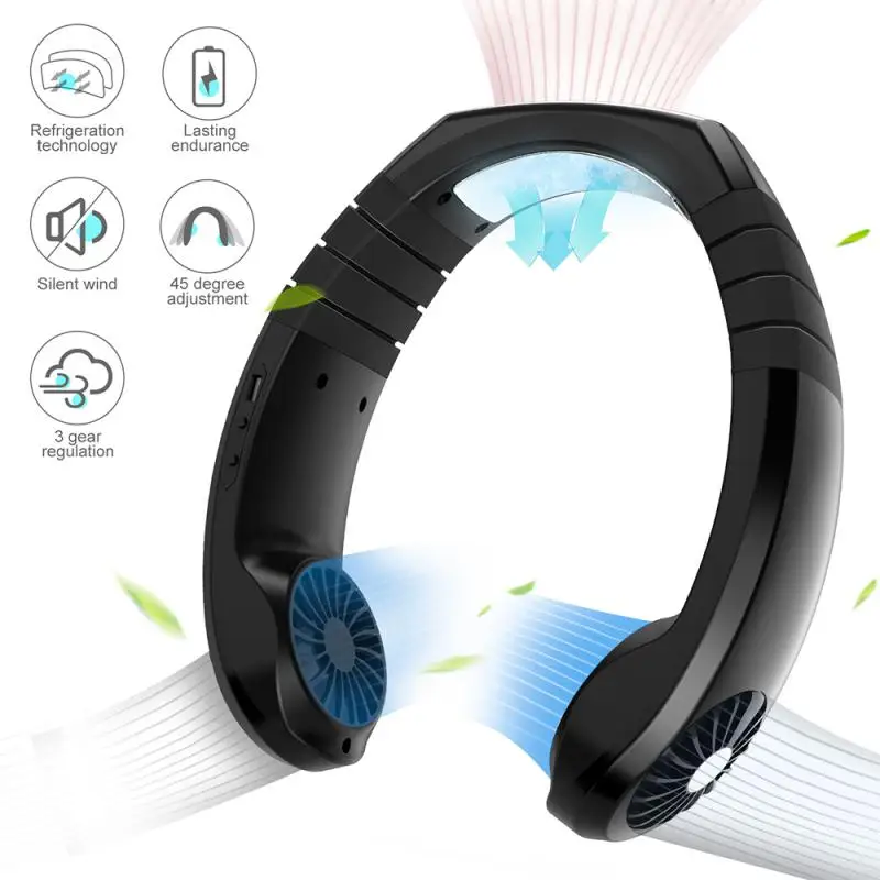 Mini Neck Fan Portable Bladeless USB Rechargeable Mute Sports Fans For Outdoor Portable Fan Hanging Neck Air Cooler IN STOCK
Mini Neck Fan Portable Bladeless USB Rechargeable Mute Sports Fans For Outdoor Portable Fan Hanging Neck Air Cooler IN STOCK