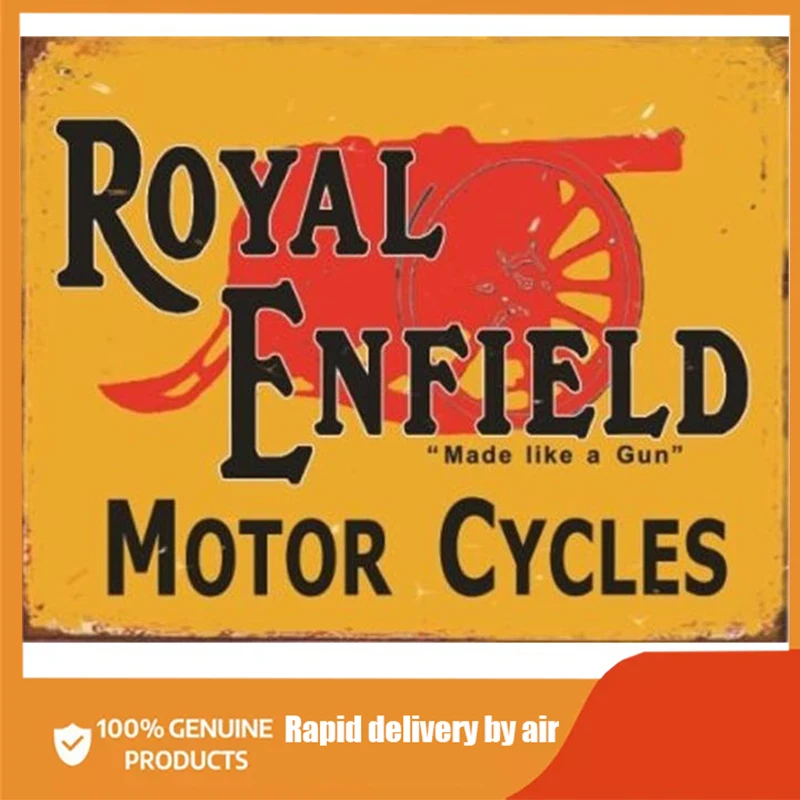 Символ Royal Enfield, винтажный металлический жестяной плакат в стиле ретро, настенный Декор для дома, украшение для гаража, для мужчин
Символ Royal Enfield, винтажный металлический жестяной плакат в стиле ретро, настенный Декор для дома, украшение для гаража, для мужчин