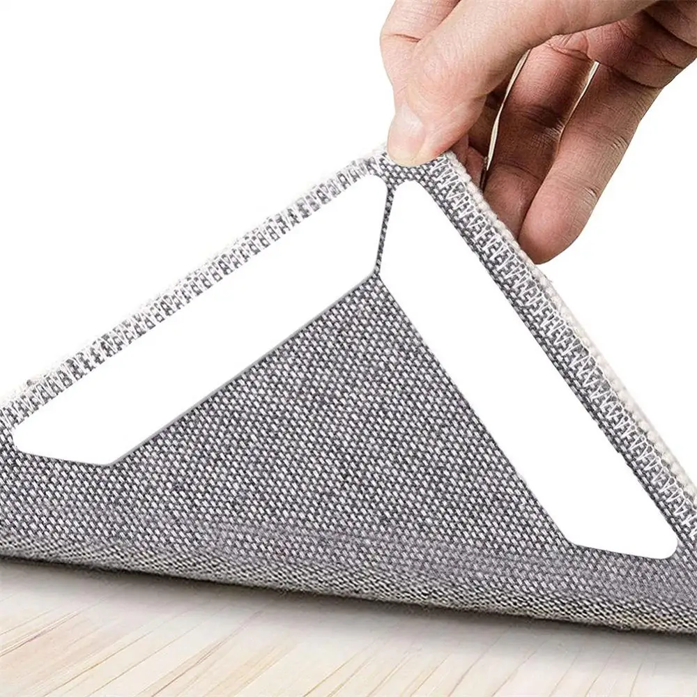 Reusable Self-adhesive Floor Mat Fixed Sticker Silicone Floor Rug Mat Tape Corners Pad Grip Tape For Home Bath Living Room 8pcs
Reusable Self-adhesive Floor Mat Fixed Sticker Silicone Floor Rug Mat Tape Corners Pad Grip Tape For Home Bath Living Room 8pcs