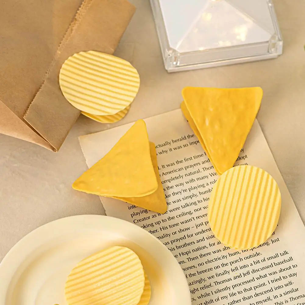 Book Clip Cute Yellow Potato Chip Storage Plastic School Clip Student Stationery Clip Clip Decorative Supplies Sch W1j2
Book Clip Cute Yellow Potato Chip Storage Plastic School Clip Student Stationery Clip Clip Decorative Supplies Sch W1j2