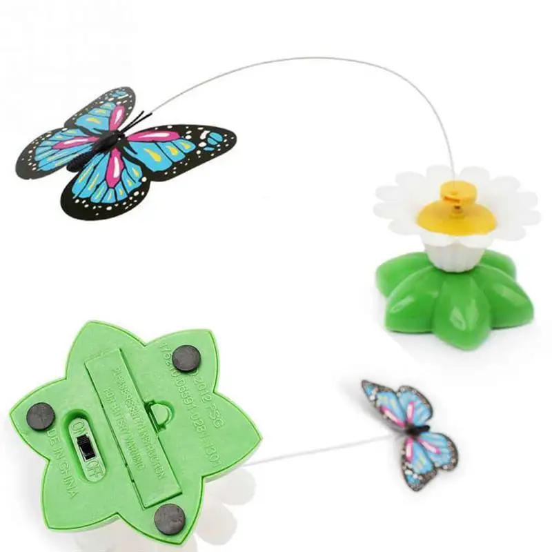Kitten Play Toy Pet Cat Toys Plaything Electric Rotating Butterfly Seat Scratch Teaser Steel Wire Cat Teaser
Kitten Play Toy Pet Cat Toys Plaything Electric Rotating Butterfly Seat Scratch Teaser Steel Wire Cat Teaser