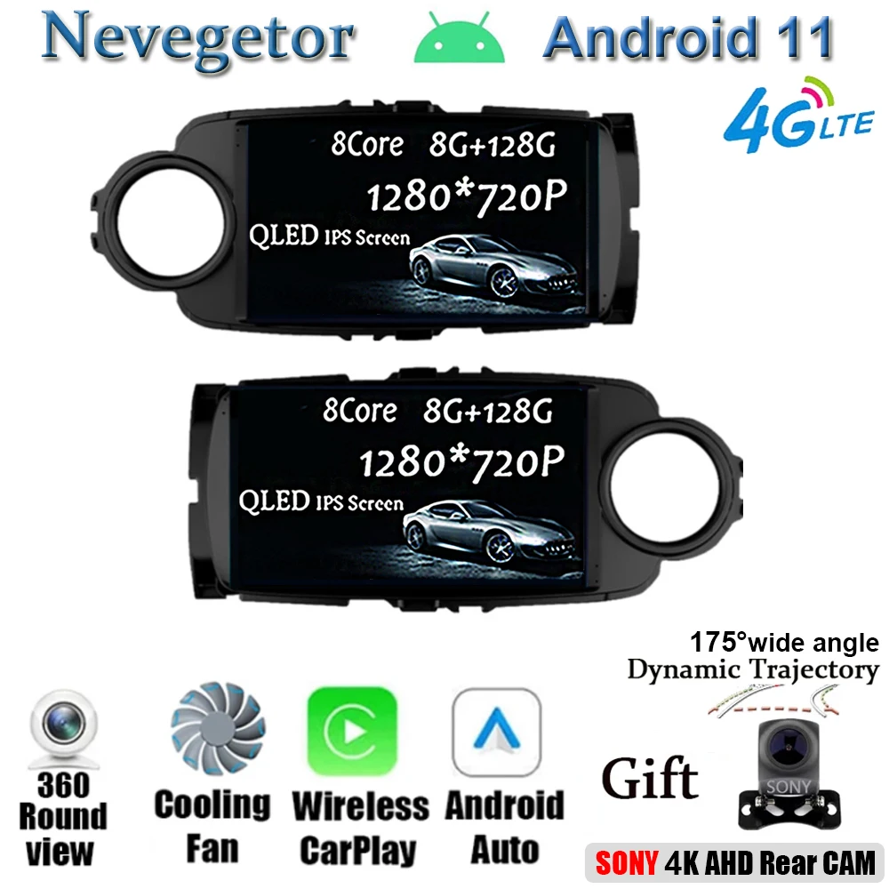 Android 11 Car For Toyota Yaris 2012 2013 20014 2015 2016 2017 GPS Navigation DSP Carplay 4G WIFI BT 2 Din Radio Player No DVD
Android 11 Car For Toyota Yaris 2012 2013 20014 2015 2016 2017 GPS Navigation DSP Carplay 4G WIFI BT 2 Din Radio Player No DVD