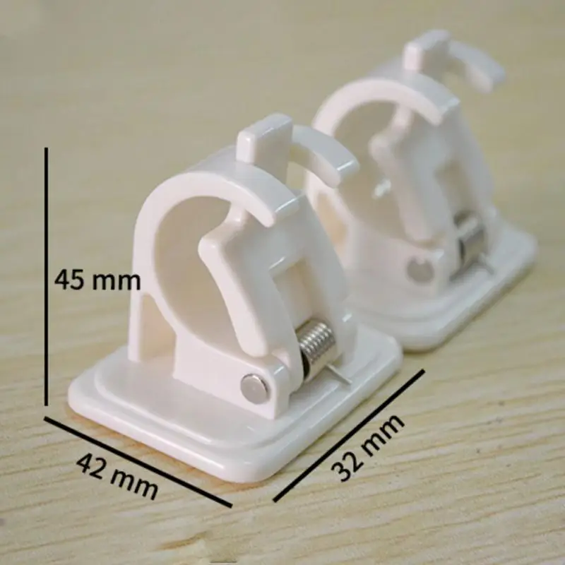 2pcs Curtain Hanging Rod Brackets Self Adhesive Towel Curtain Bracket Drapery Pole Hanging Rod Clip Wall Hooks Support Clamps
2pcs Curtain Hanging Rod Brackets Self Adhesive Towel Curtain Bracket Drapery Pole Hanging Rod Clip Wall Hooks Support Clamps